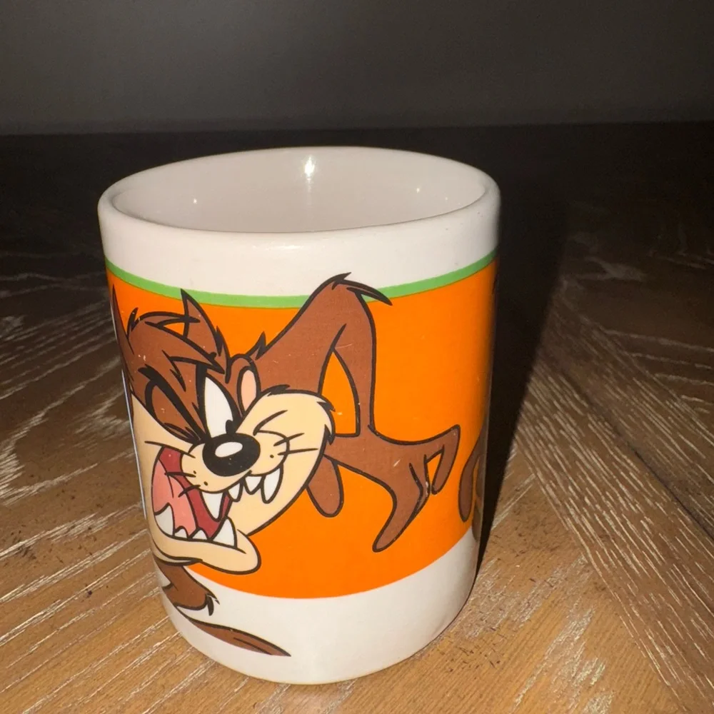 Vintage 1999 Taz the‎ Tasmanian Devil Coffee Mug Looney Tunes Warner Bros. Cup
